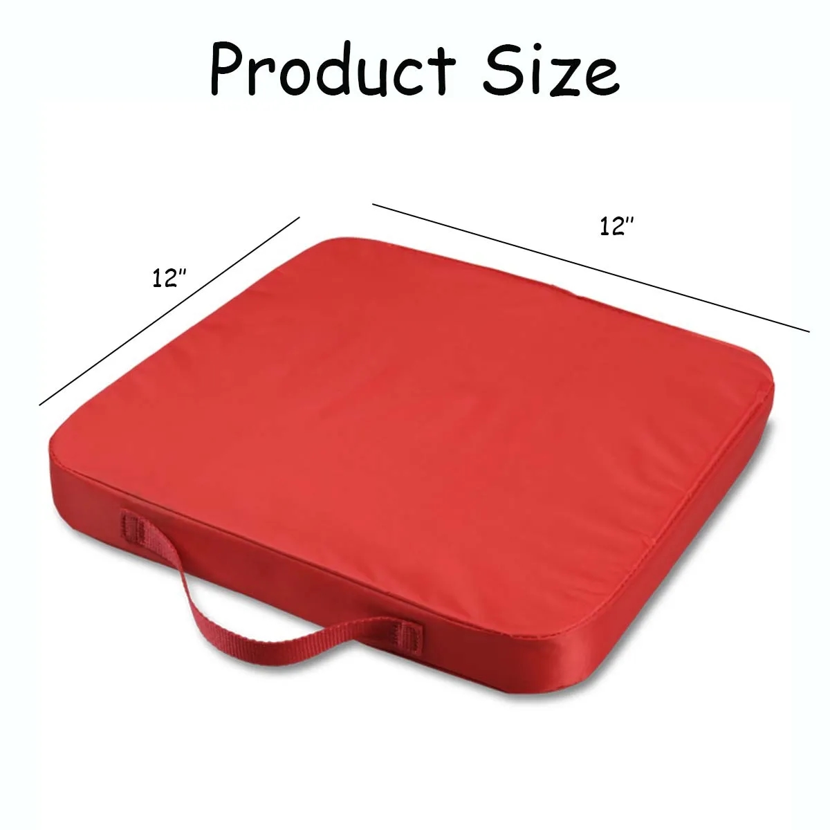 Full Bleed Custom Memory Foam Stadium Seat W/ Handle 3