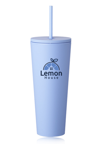 24 oz. Kenai Plastic Tumblers with Straw 14