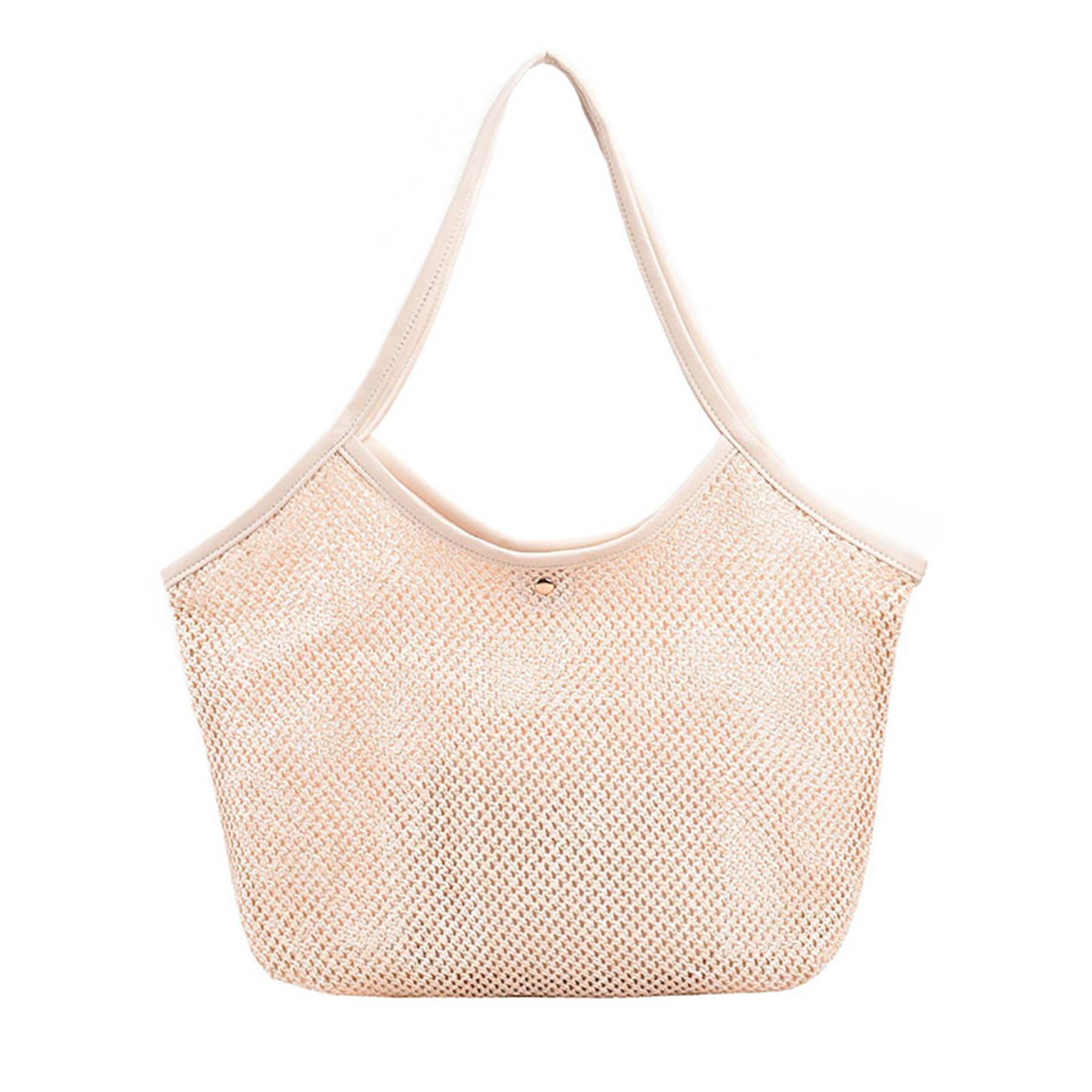 Jute Straw Woven Tote Bag, Handmade Weaving Shoulder Bag 4