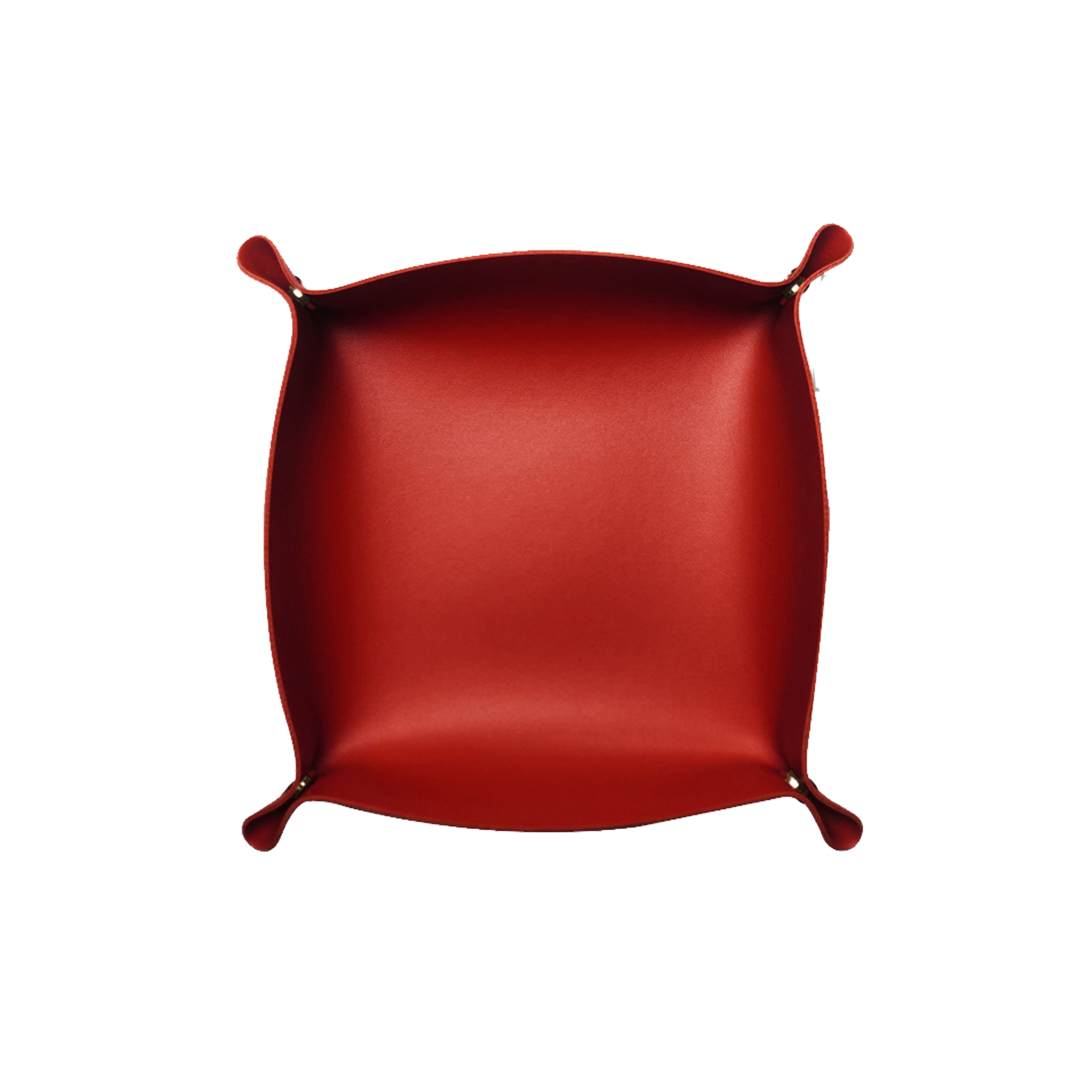 6.89" Foldable Vegan Leather Tray 2