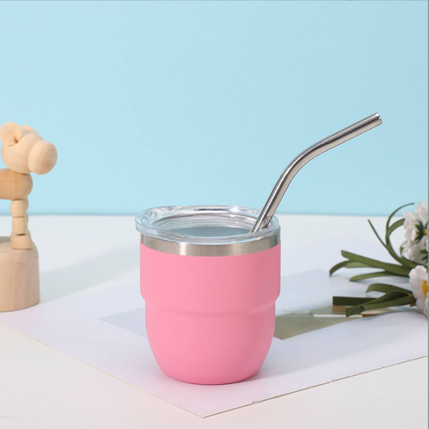 4oz Stackable Vacuum Insulated Espresso Coffee Cup 4