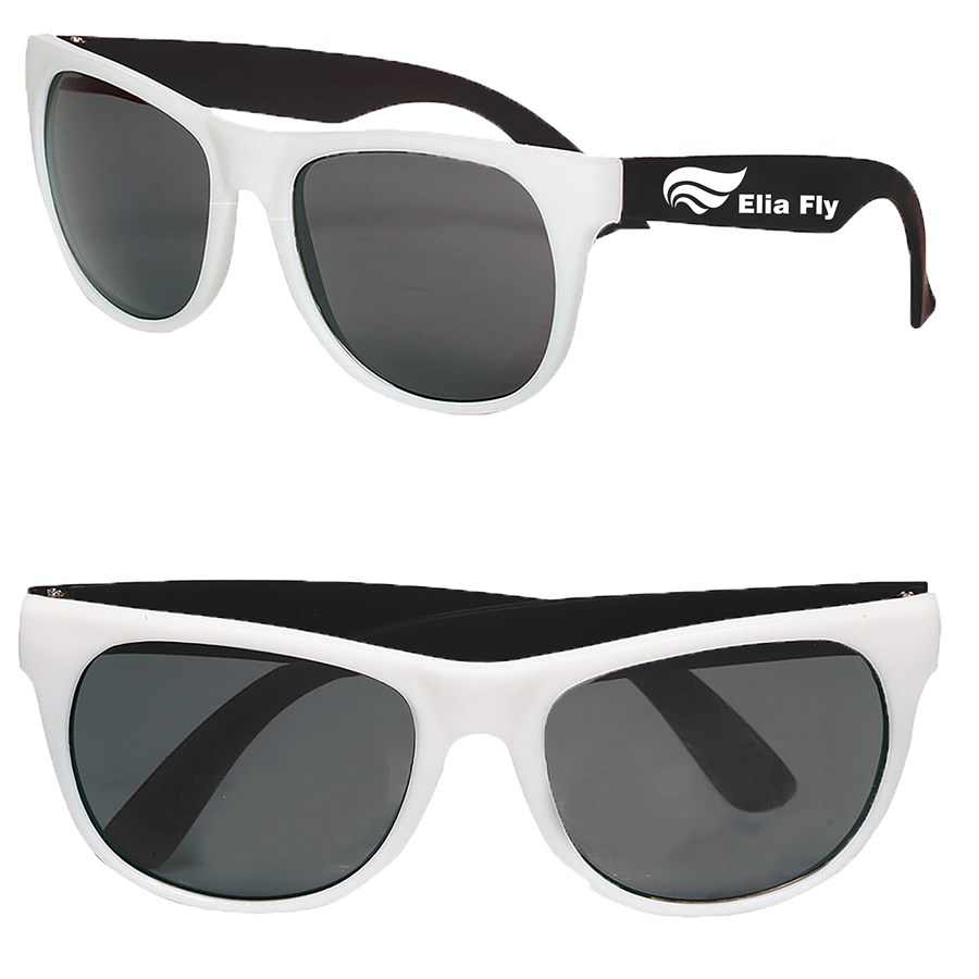 Two-Tone Stylish Plastic Sunglasses 5