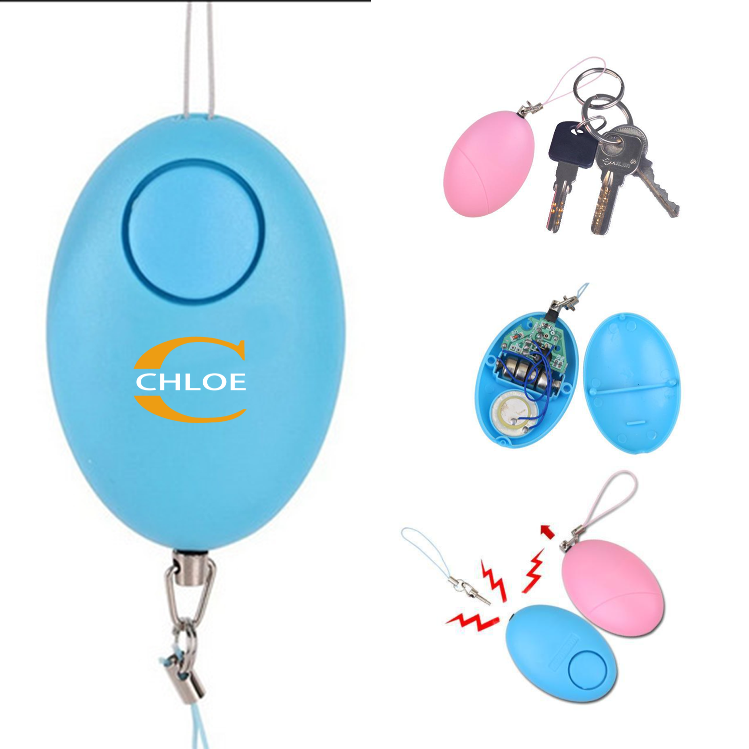 Self Defense Alarm Key Rope 2