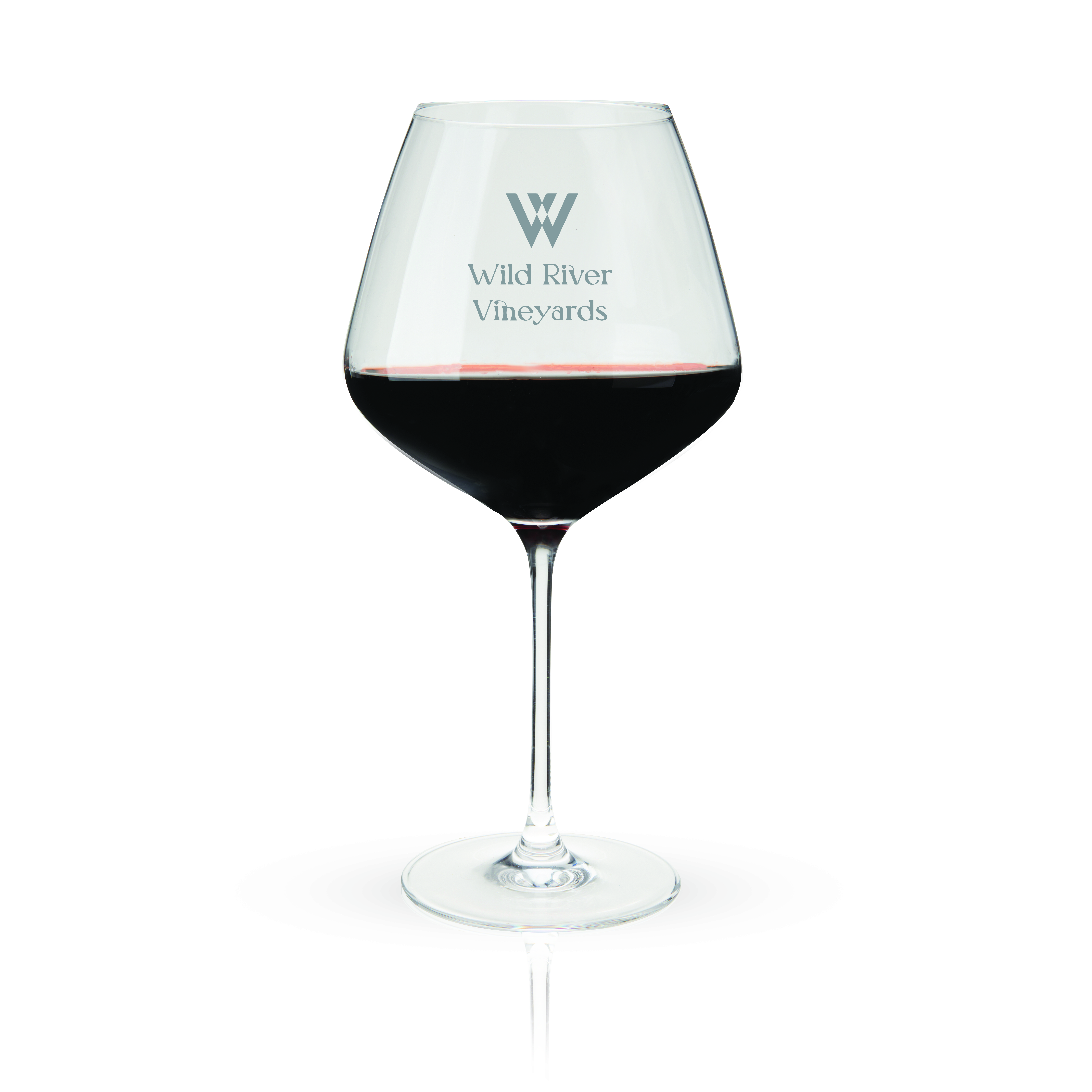 Viski® Reserve Inez Crystal Burgundy Glass, set of 4 9