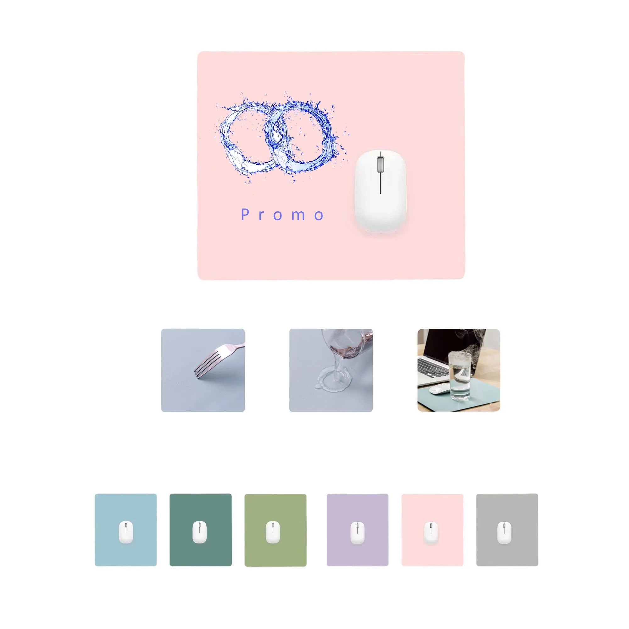 MOQ50 Office Leather Mouse Pad 2