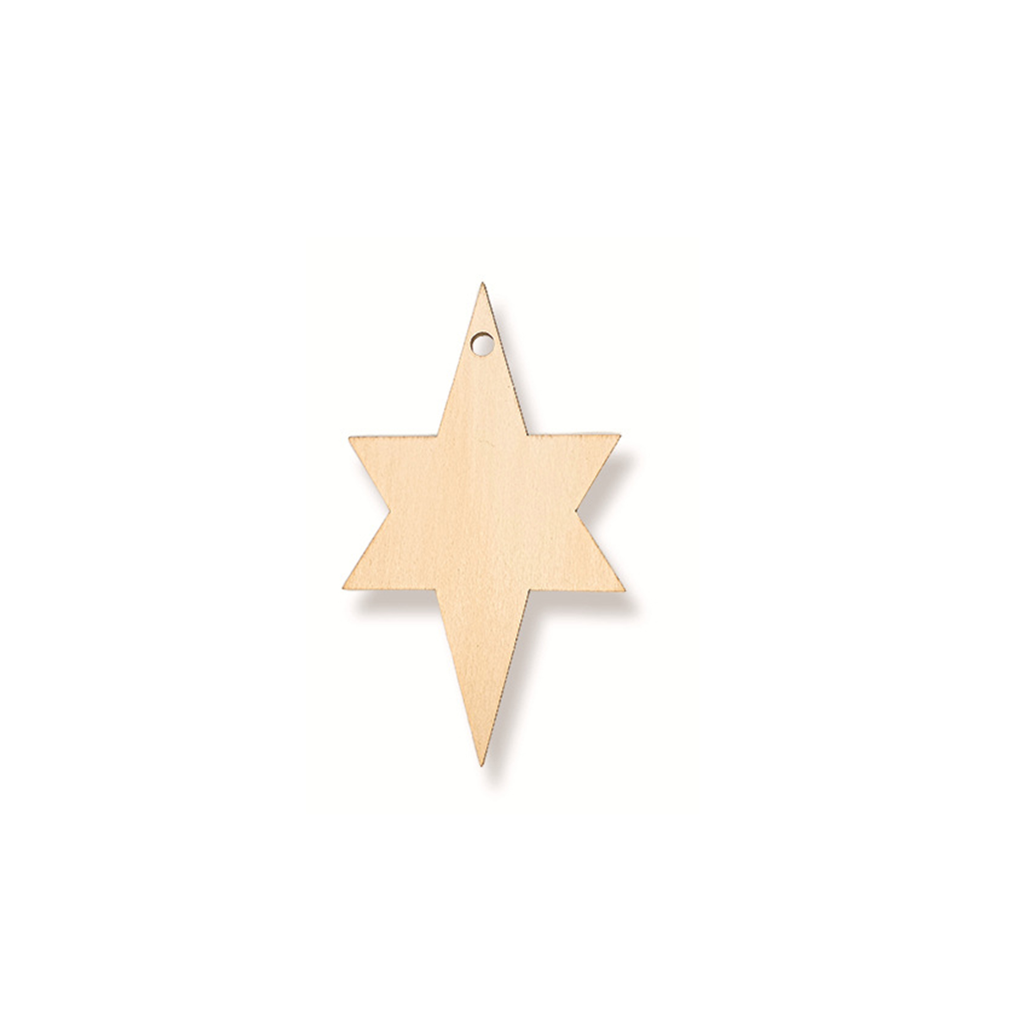 Natural Wood Christmas Tree Pendant 69