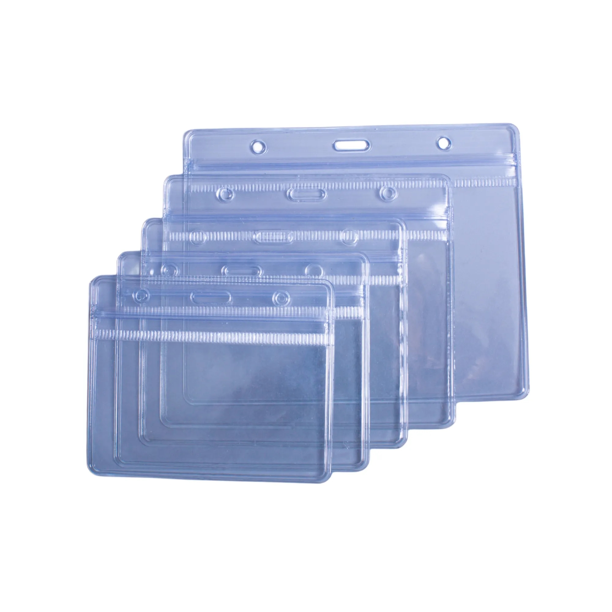 3.35" x 5.12" (V) Vertical Clear Vinyl Badge Holder 1