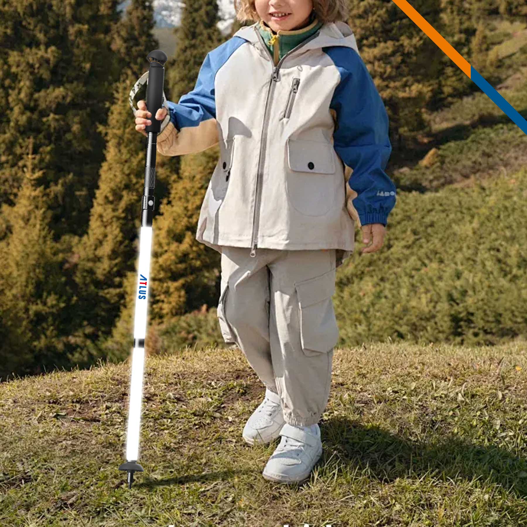 FreeGlow Collapsible LED Light Up Trekking Pole 8