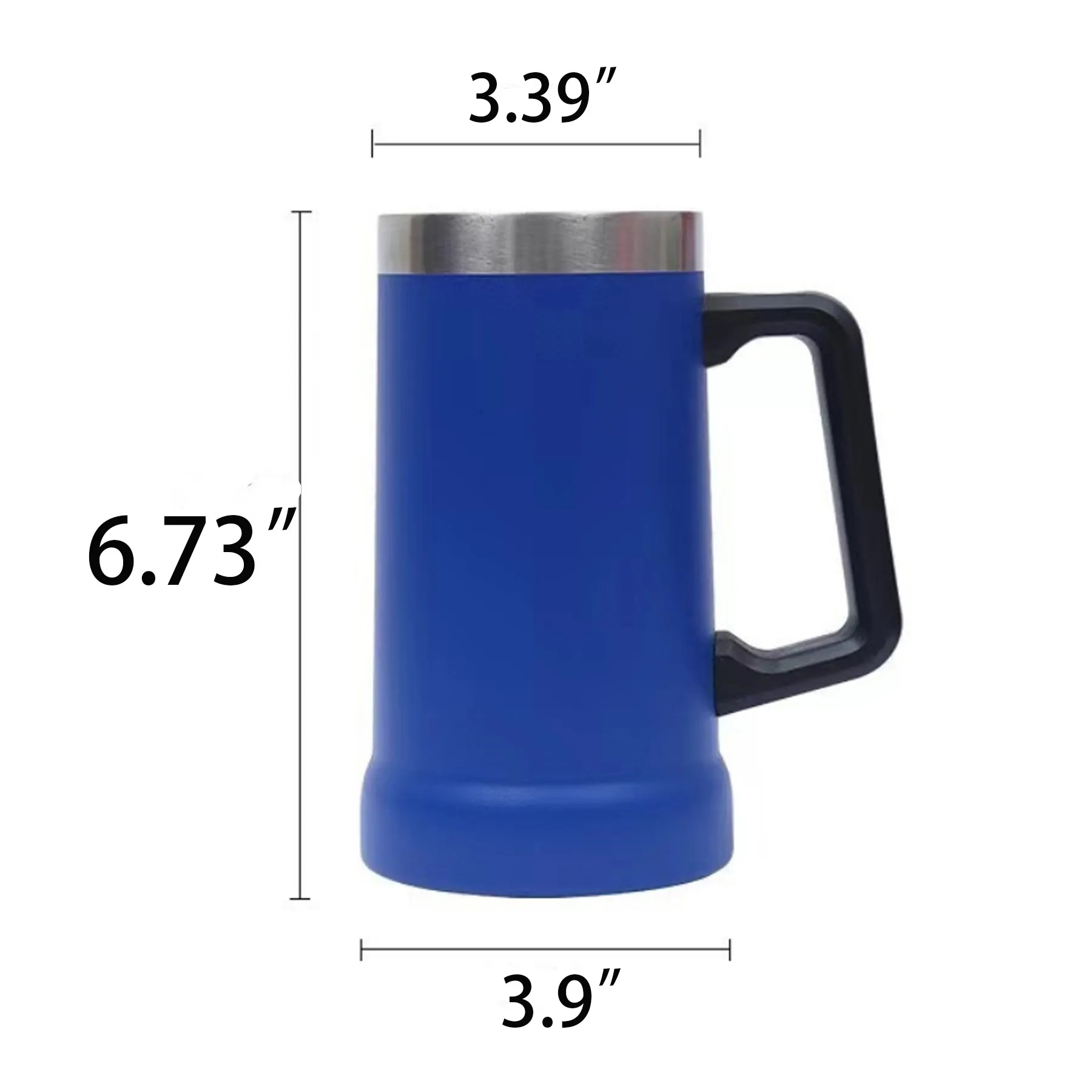 24 oz Large Capacity Beer Glass with Handle 4