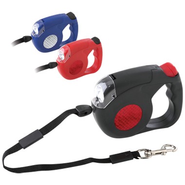 RETRACTABLE DOG LEASH WITH TORCH 2