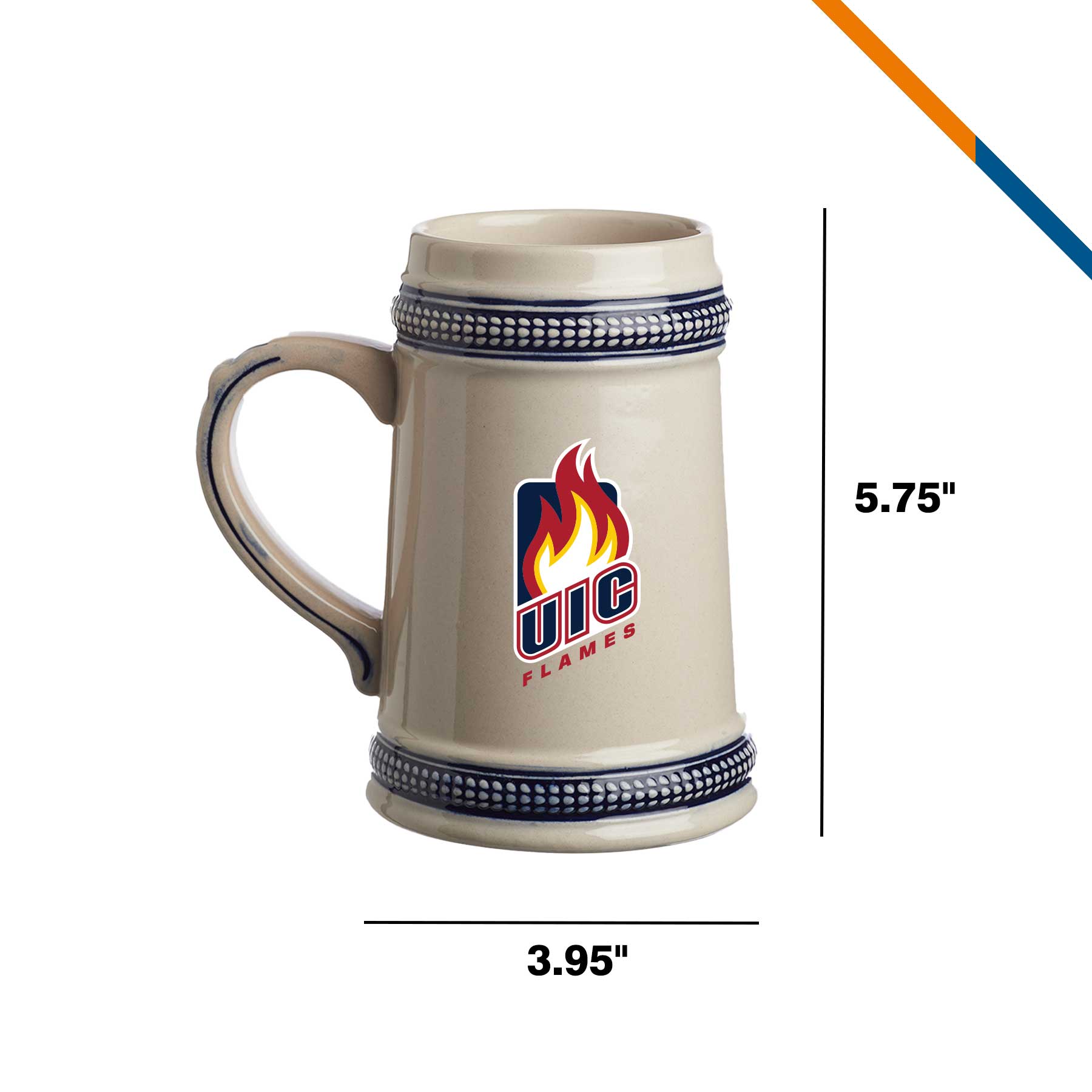 Tarbo Ceramic Beer Mug - 18.5 OZ. 3