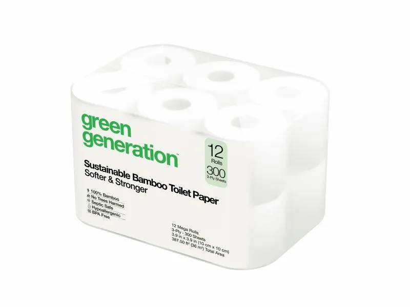 Green Generation Sustainable Bamboo Toilet Paper 2