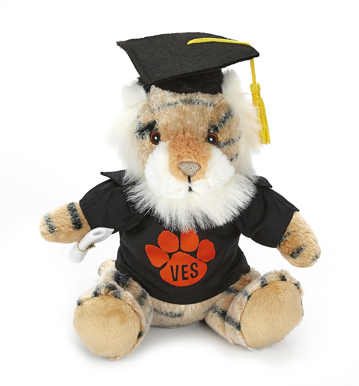 Extra Soft Style 10" Tiger with Graduation Uniform 2