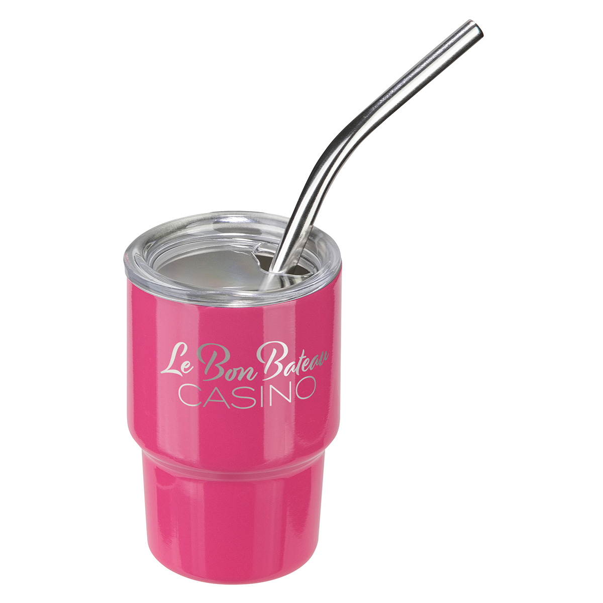 Mini Belmont 3 oz Double-Wall Stainless Steel Tumbler with Straw 9