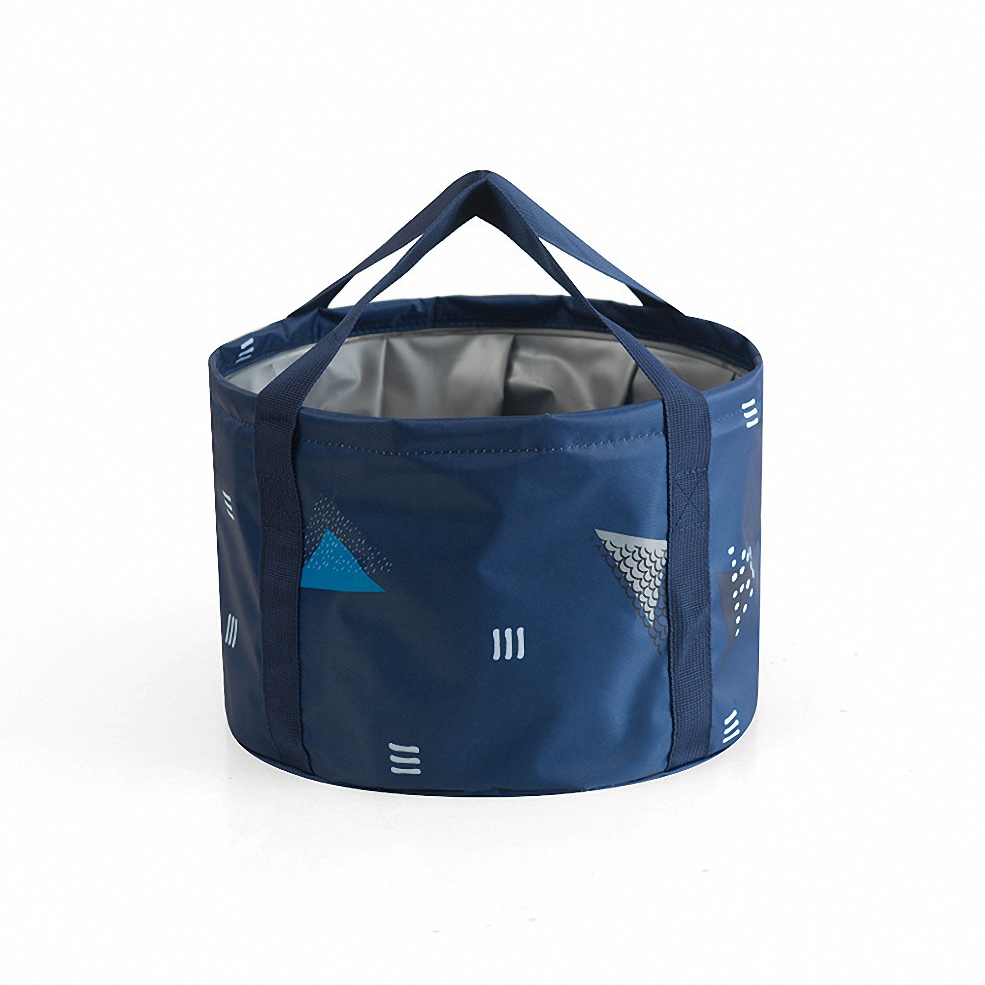 Portable Foldable Nylon Water Bucket with Handle 3