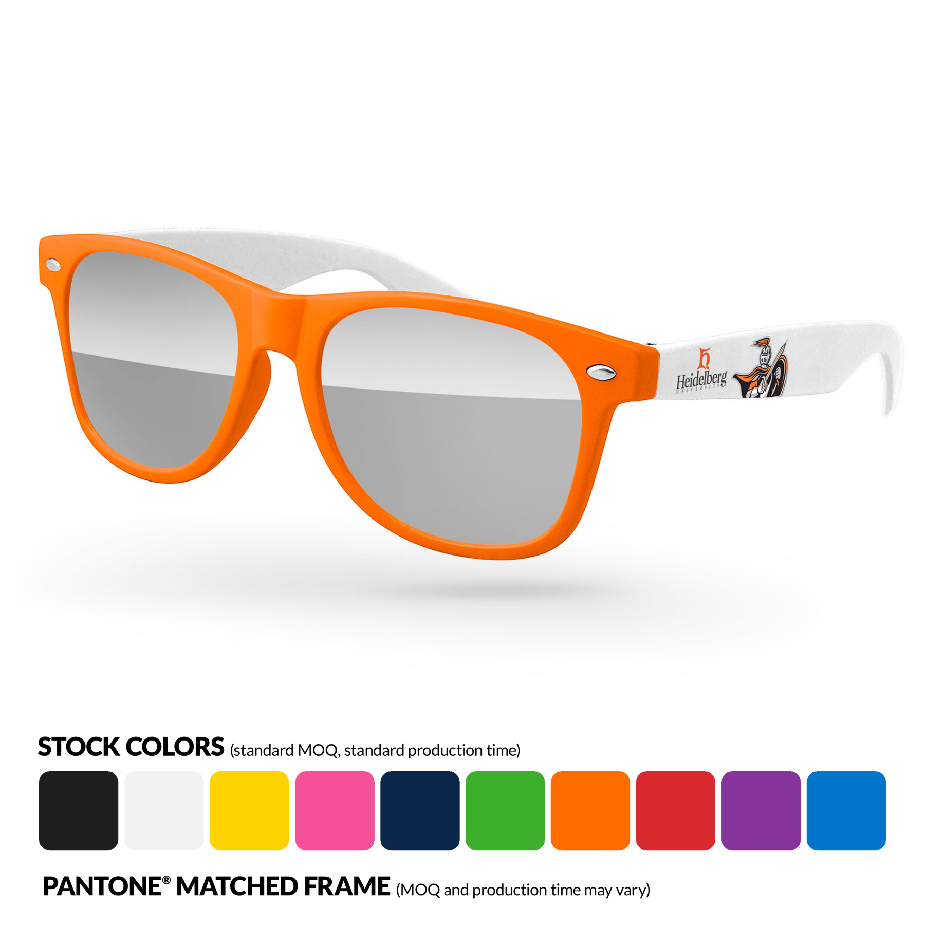 2-Tone Retro Mirror Sunglasses 5