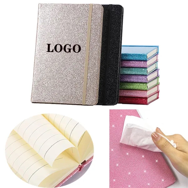 Colorful A5 Hardcover Glitter Writing Notebook 2