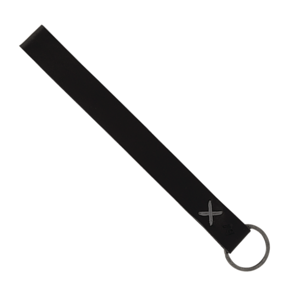 Hayward Leather Wrist Keychain with Metal Split-Ring 22