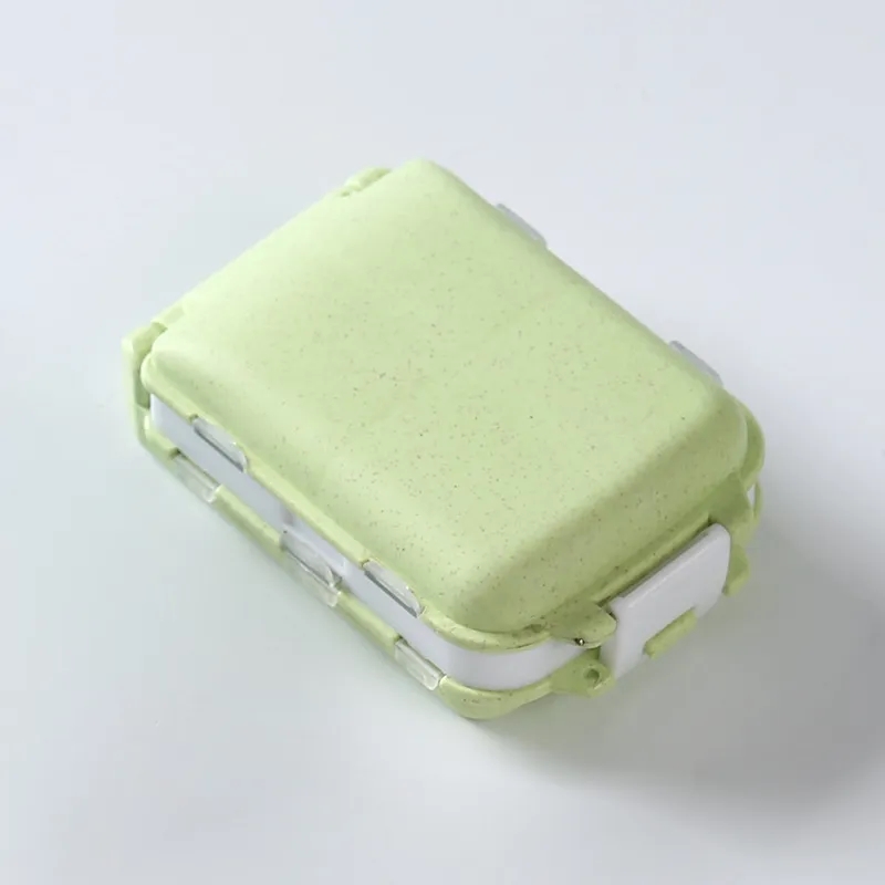 Portable plastic 3 layer medicine case travel pill box 2