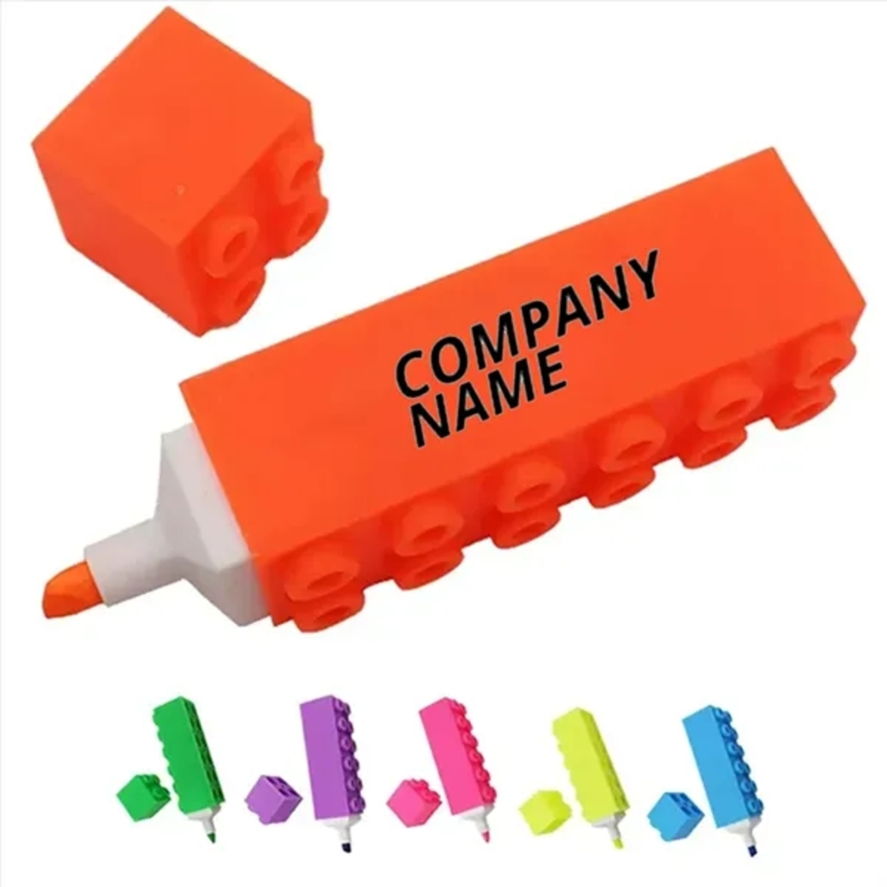 Building Block Style Fluorescent Highlighters 2