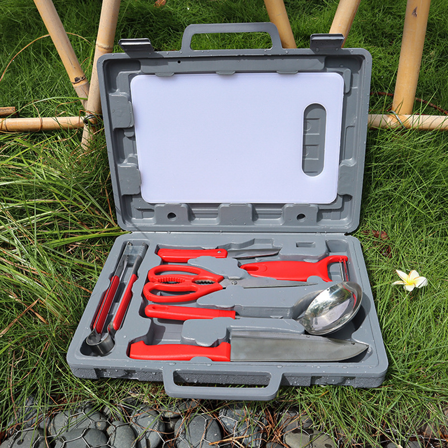 7pcs Outdoor Camping Knife & Scissors Set 6