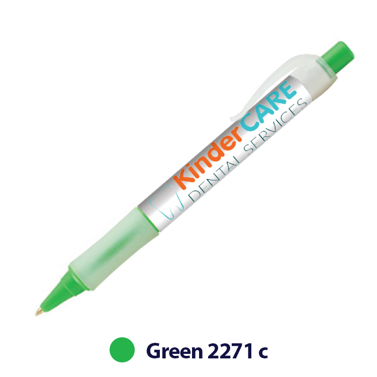 Graphic Brights Frost Plastic Pen (Full Color Imprint) 5