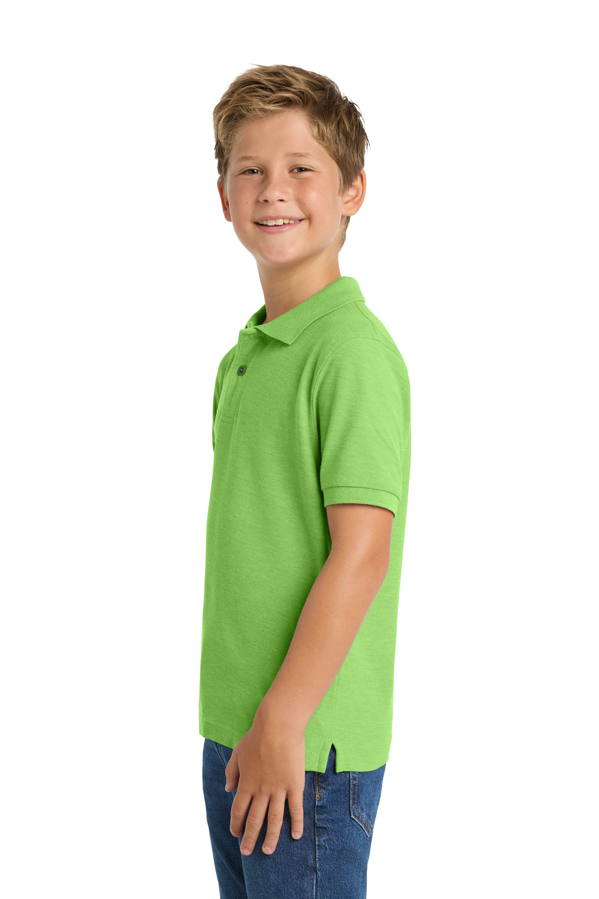 Port Authority Youth Silk Touch Polo. Y500 82