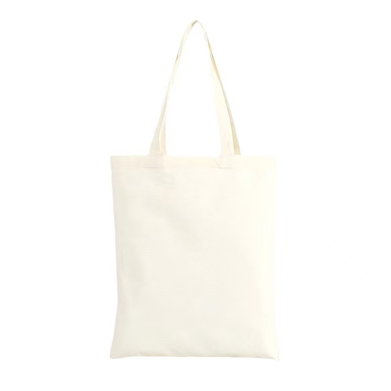 Solid-Color Canvas Tote Bag 3