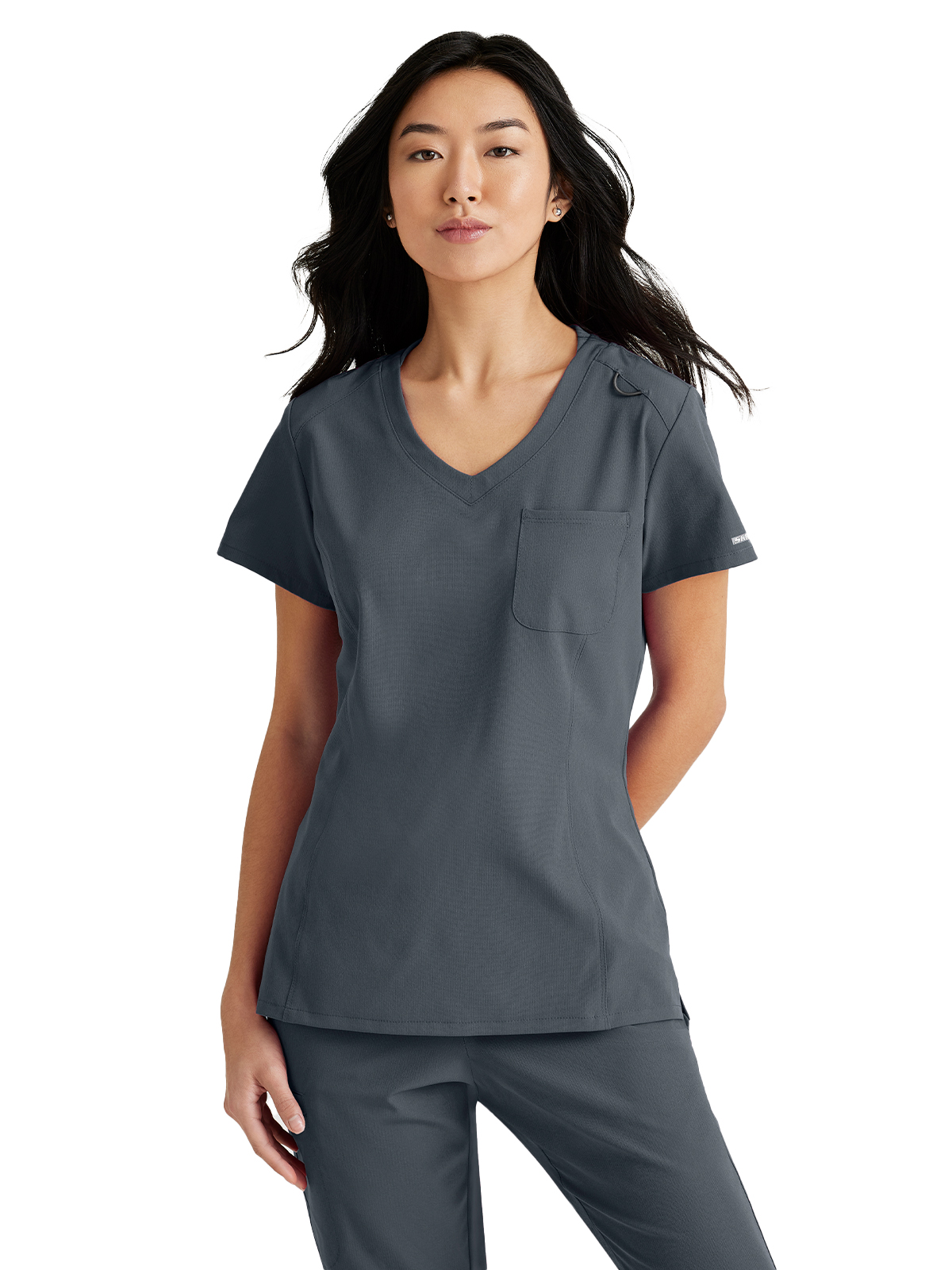 Skechers - Women's One-Pocket V-Neck Dignity Tuck-In Scrub Top 45