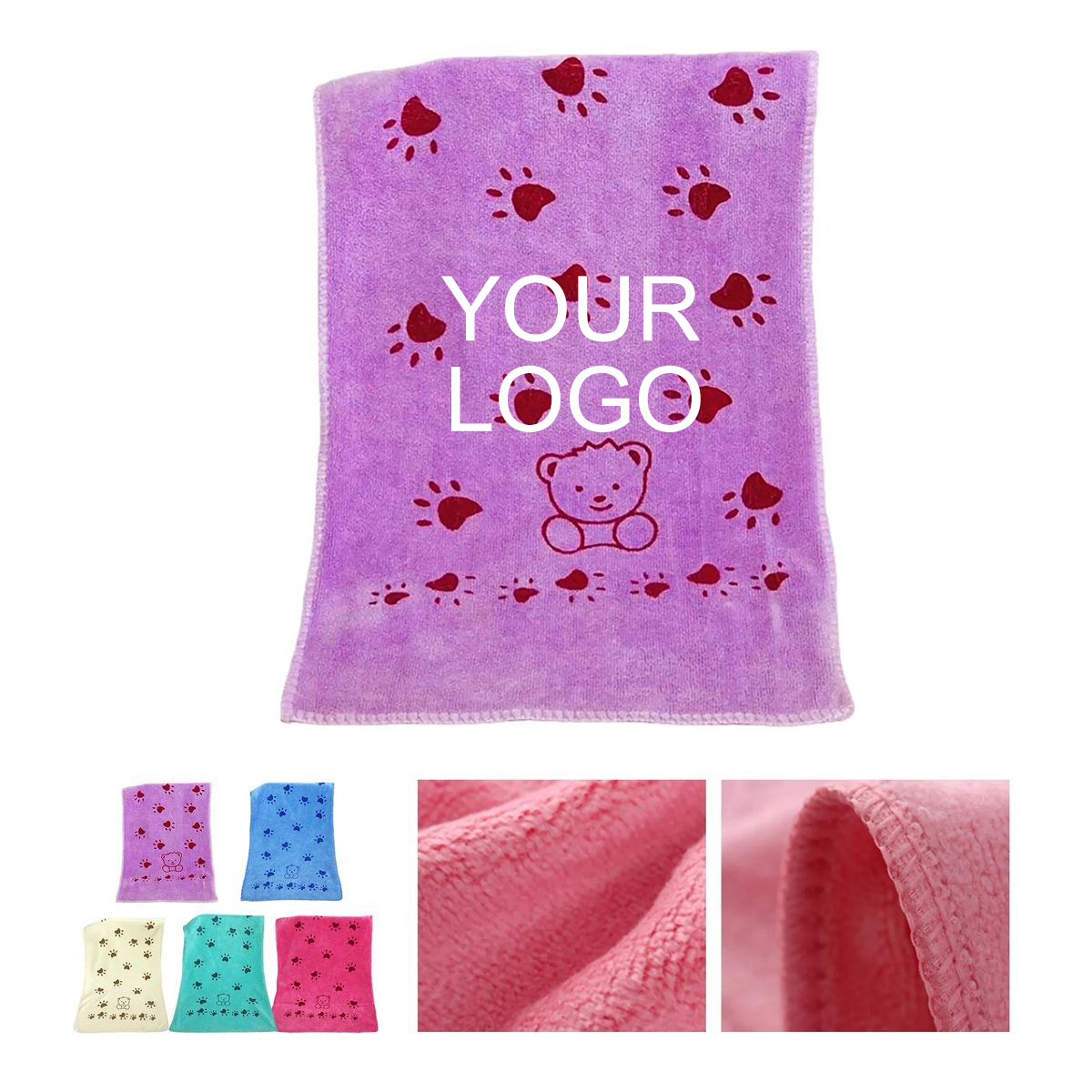 High-Absorbency Cotton Fitness Towel 29.5" x 13.8" 3