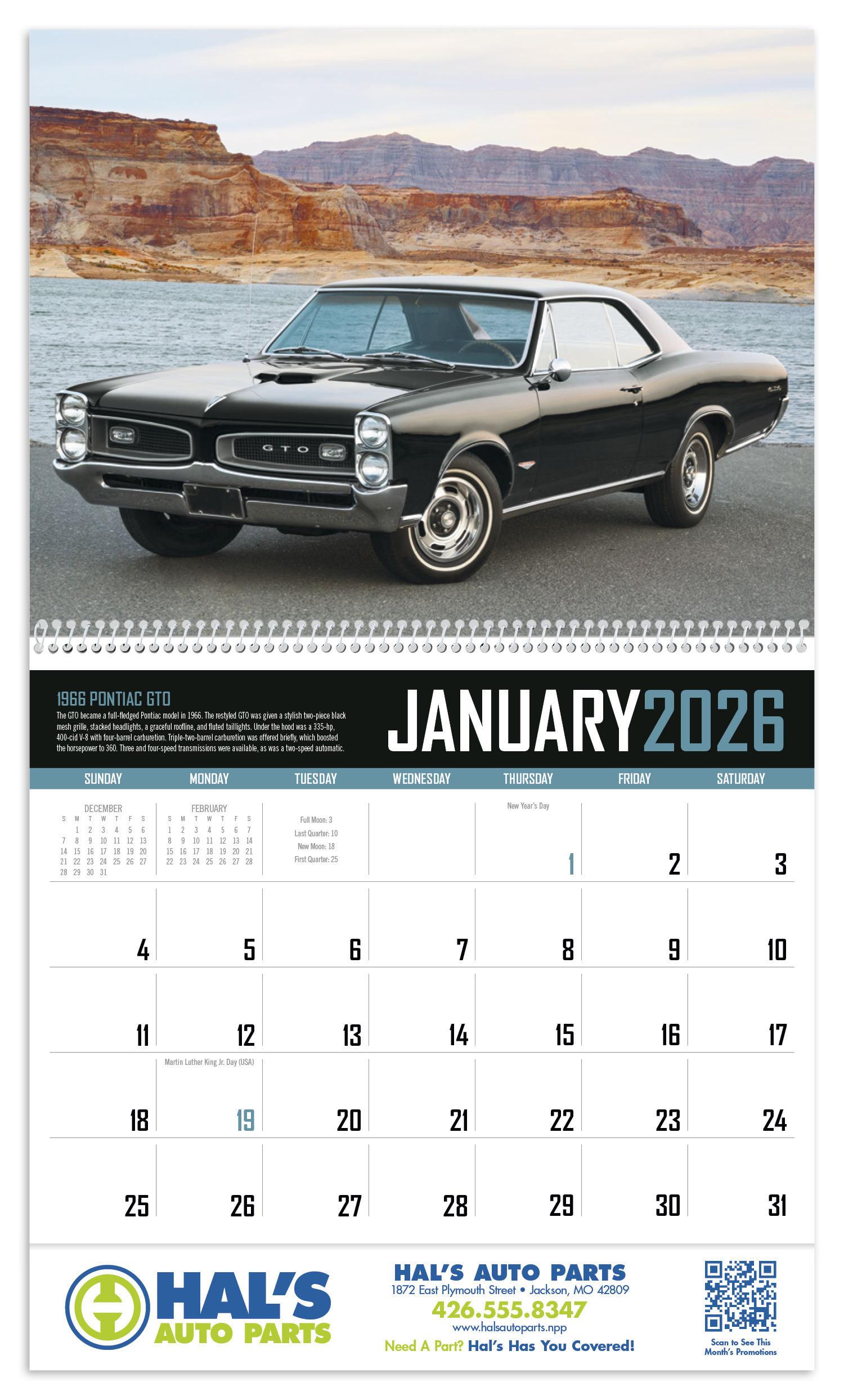 Triumph® Calendars Muscle Cars Calendar 35