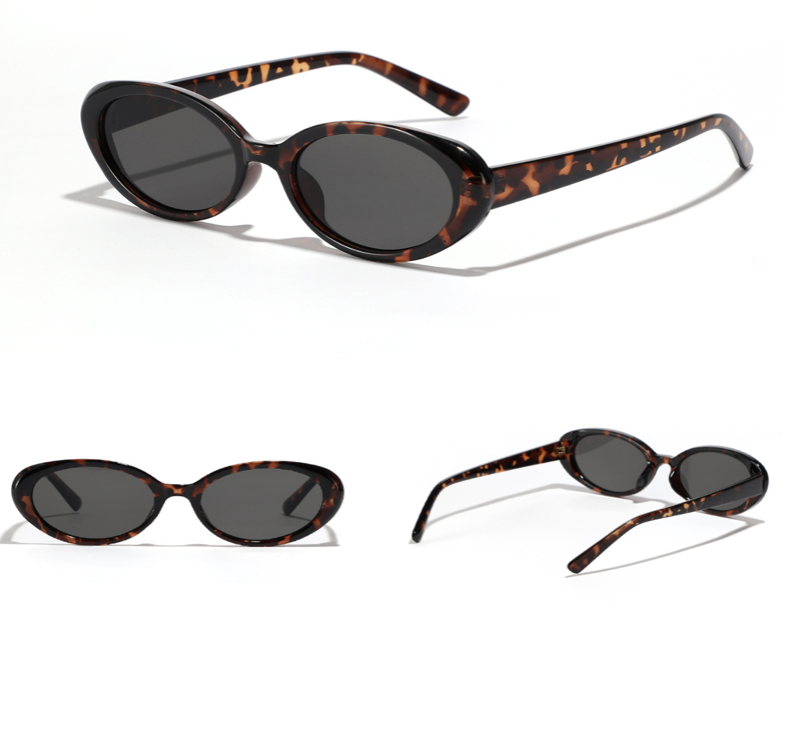 Polarized Retro Oval Sunglasses 6