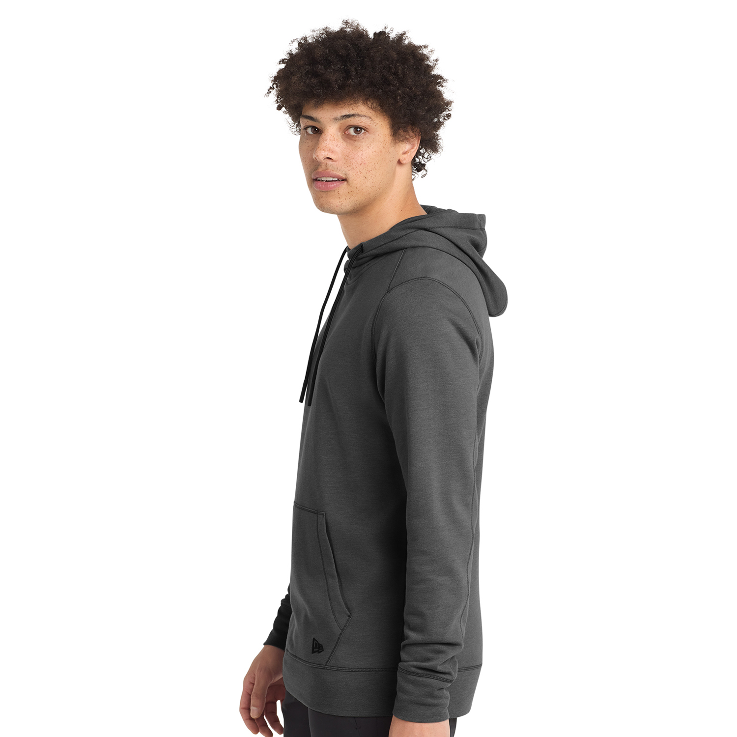 New Era® Tri-Blend Fleece Pullover Hoodie, custom hoodie or sweatshirt with logo imprint 3