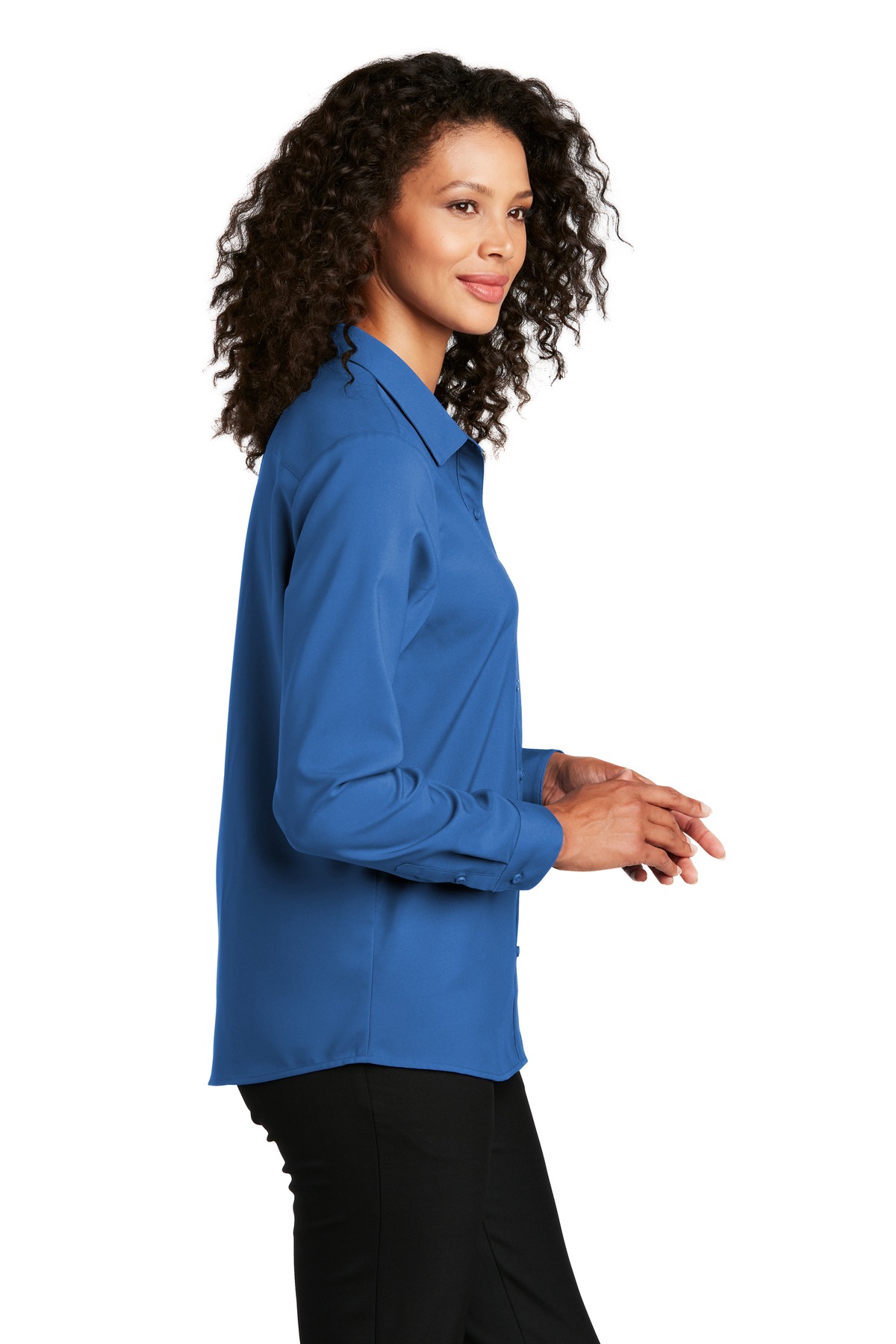 Port Authority Women's Long Sleeve Performance Staff Shirt LW401 53