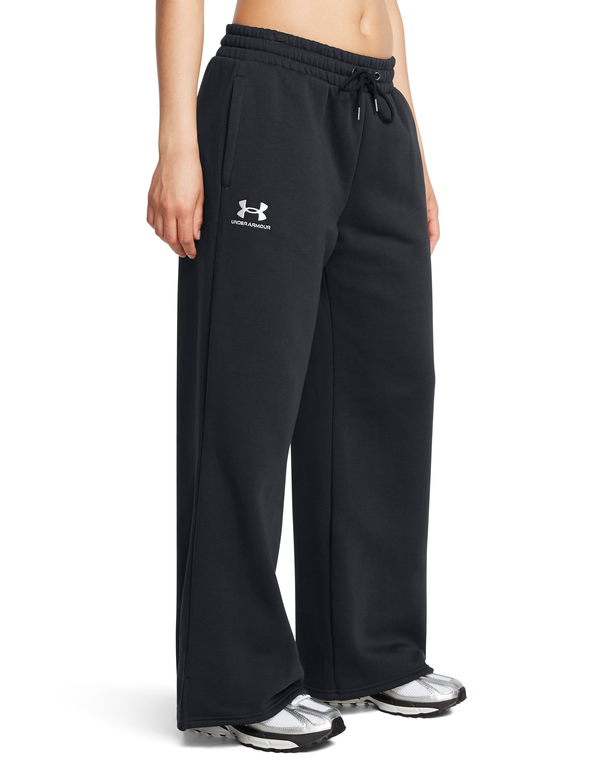 UA Icon Fleece Women's Wide Leg Pants 4