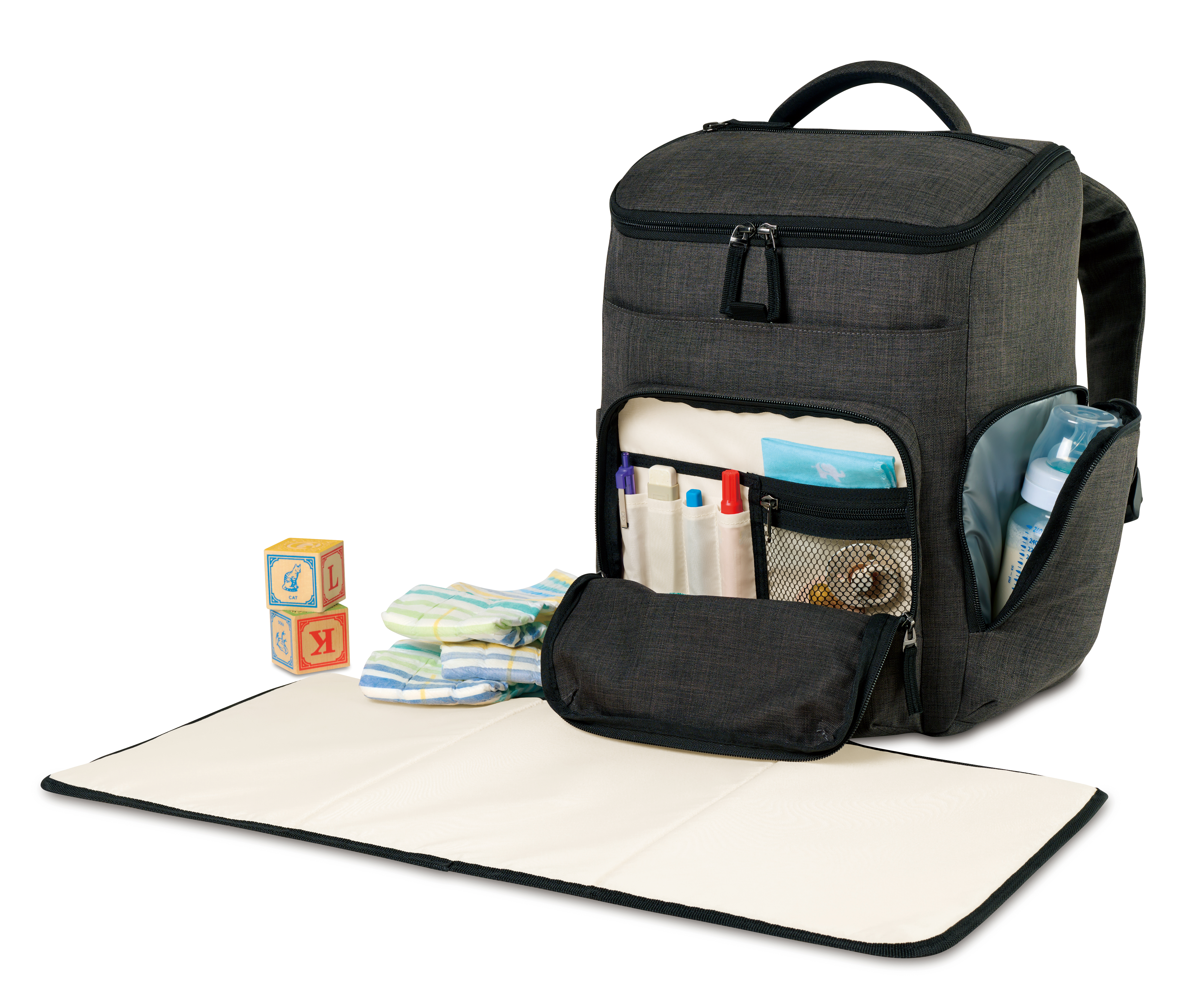Reagan Recycled rPET Diaper Backpack 12