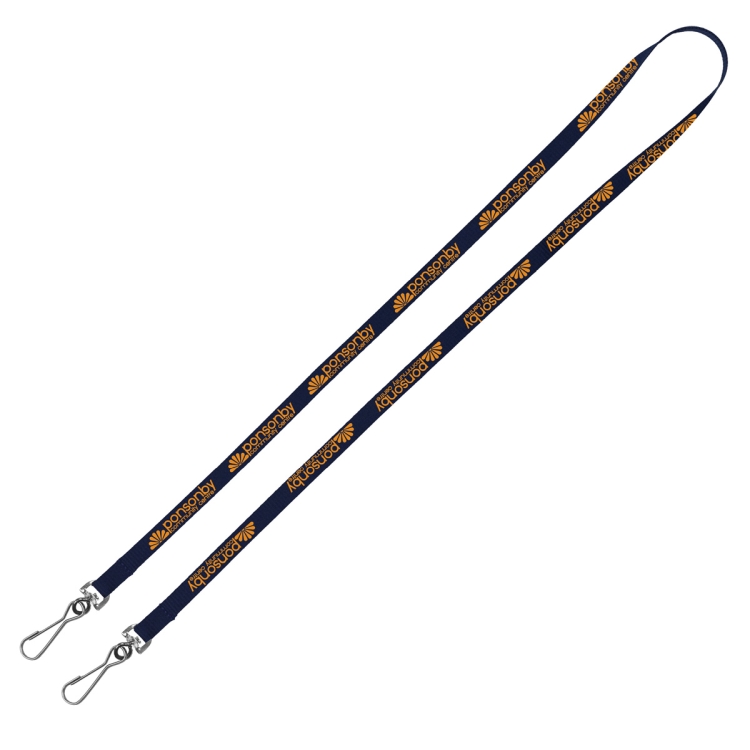 "CULVER" 3/4" Width Dual Attachment Silkscreen Polyester Lanyard 13