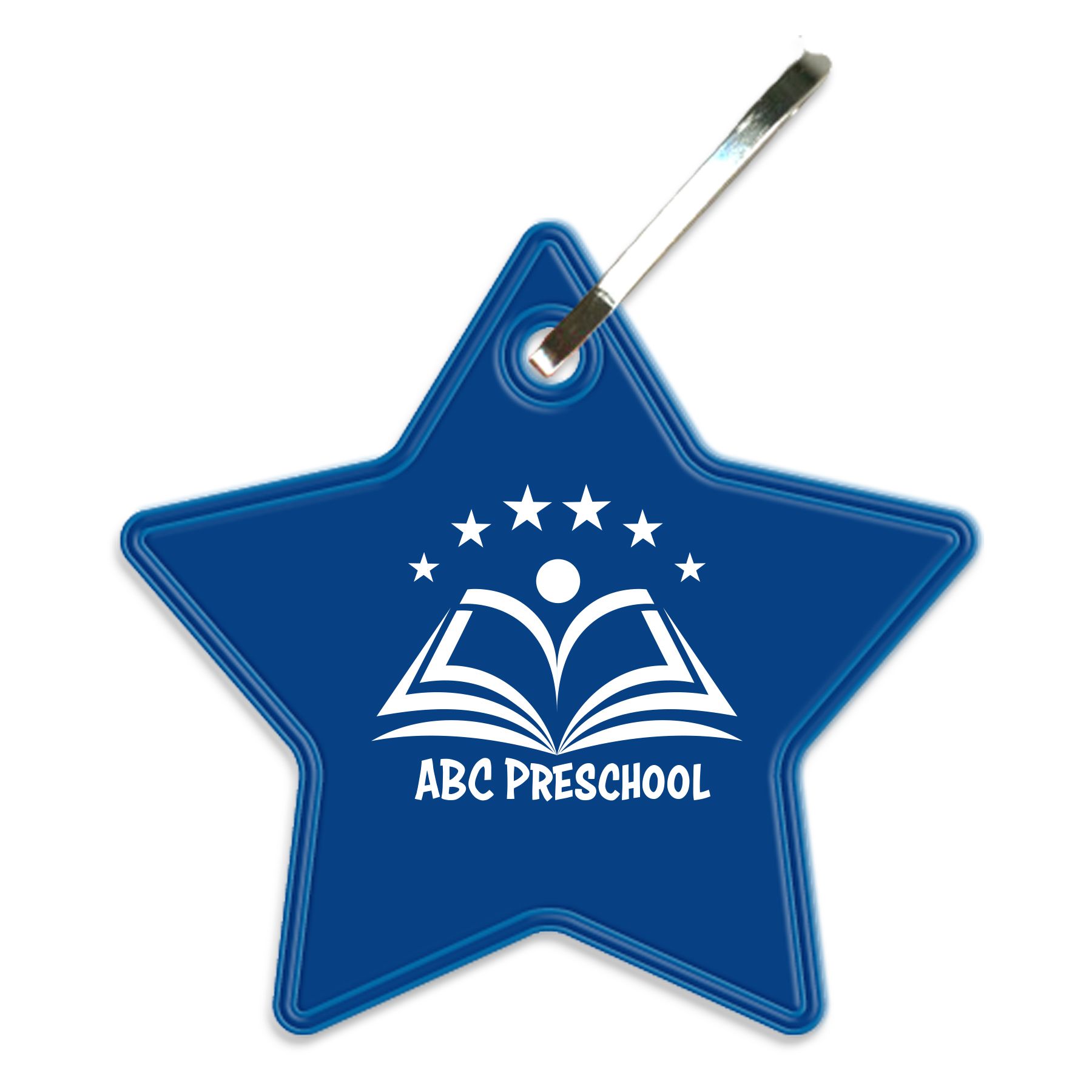 Star Reflective Zipper Pull 14