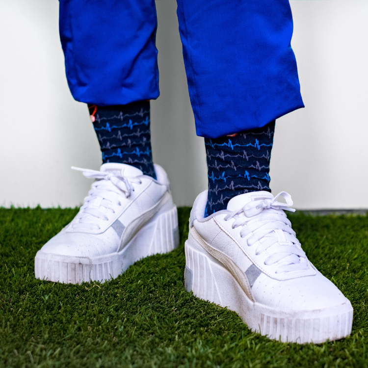 Cotton Athletic Crew - Nurse Socks - Healthcare 3