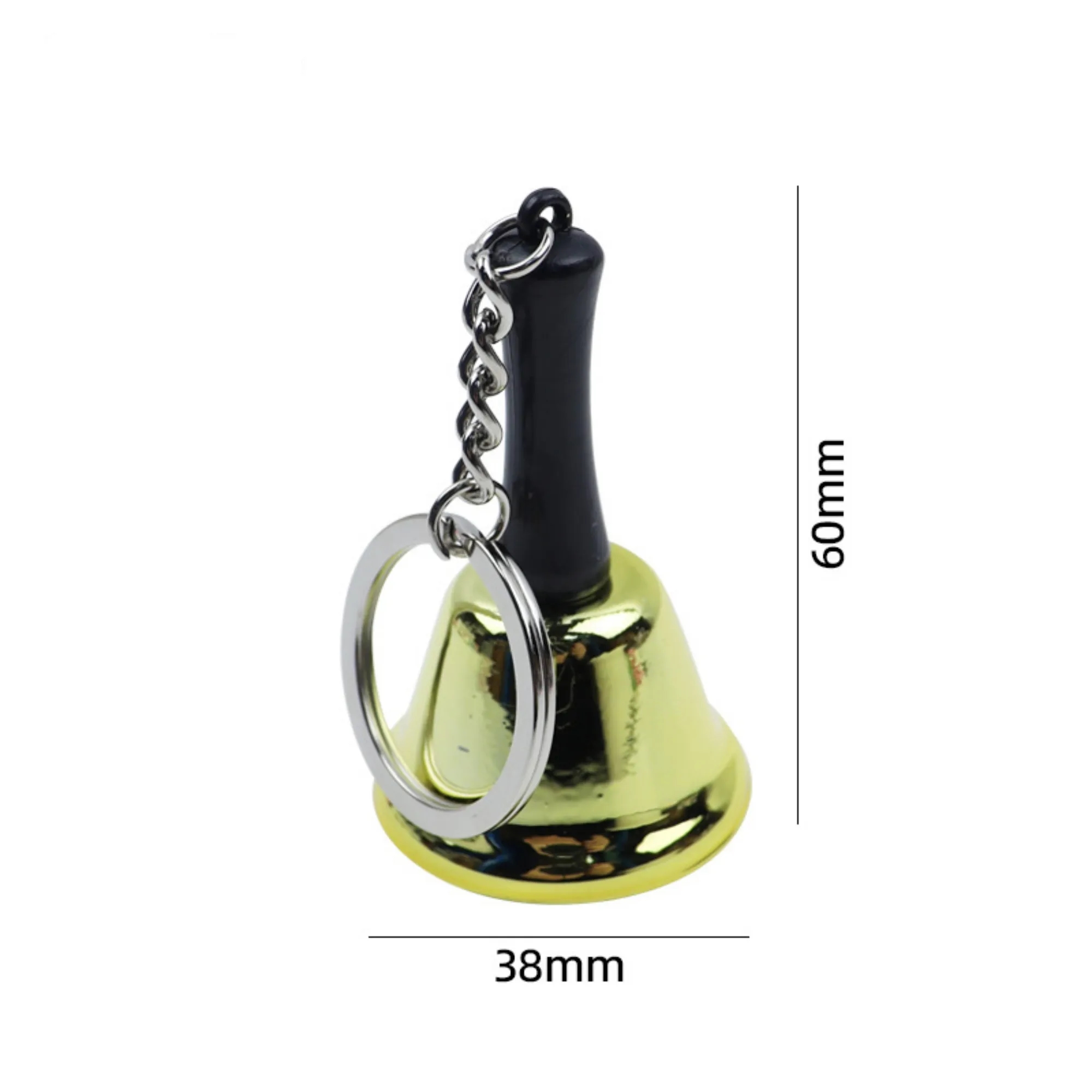 Mini Hand Metal Bell Keychain 2