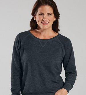 Embroidered LAT Ladies Longsleeve Pullover Shirt 2