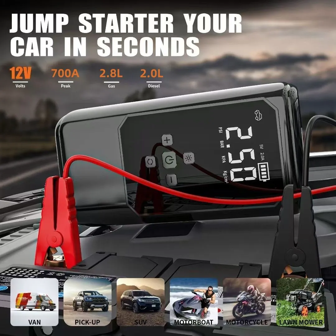 6 in 1 Car Jump Starter Kit 5