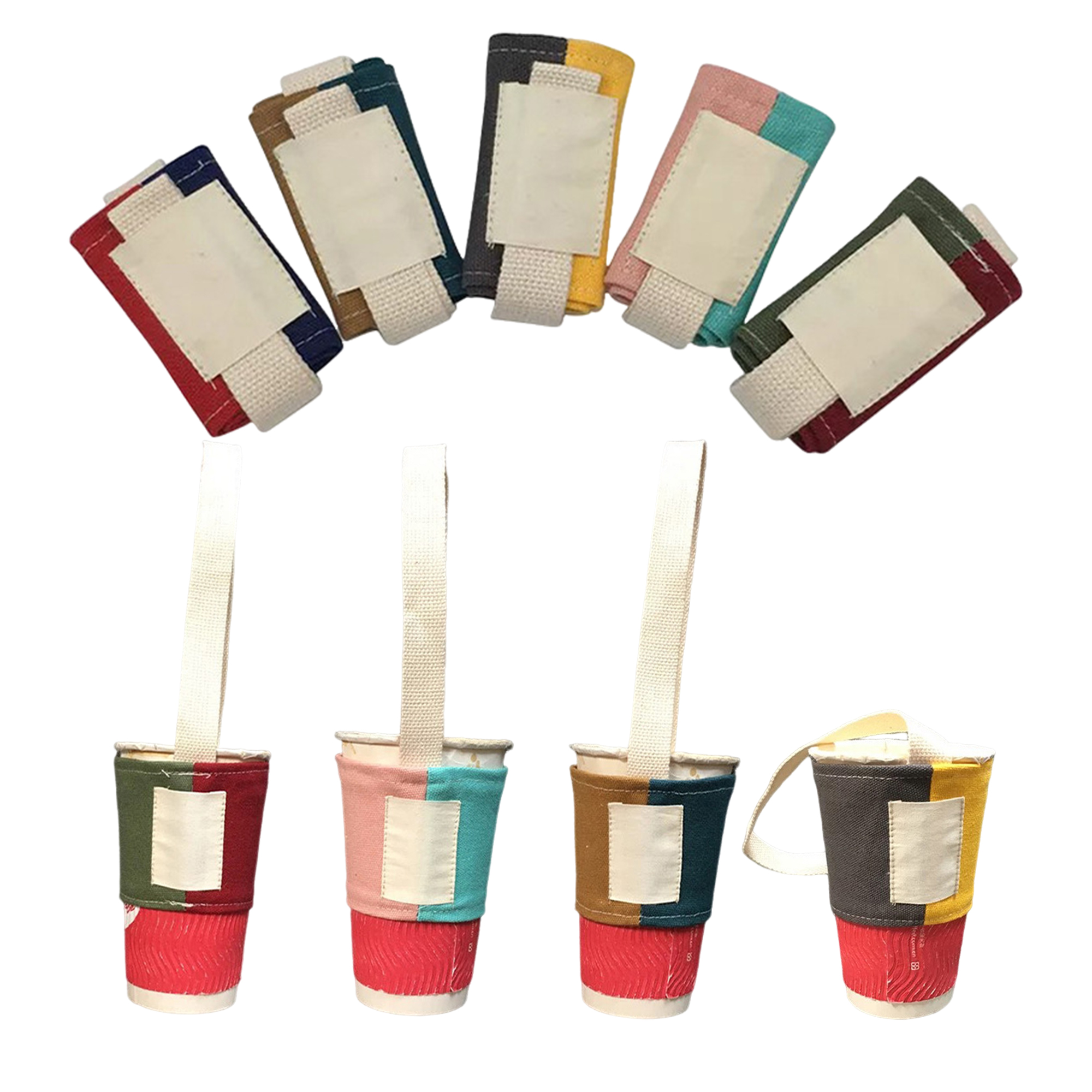 Canvas Drink Cup Carrier 3
