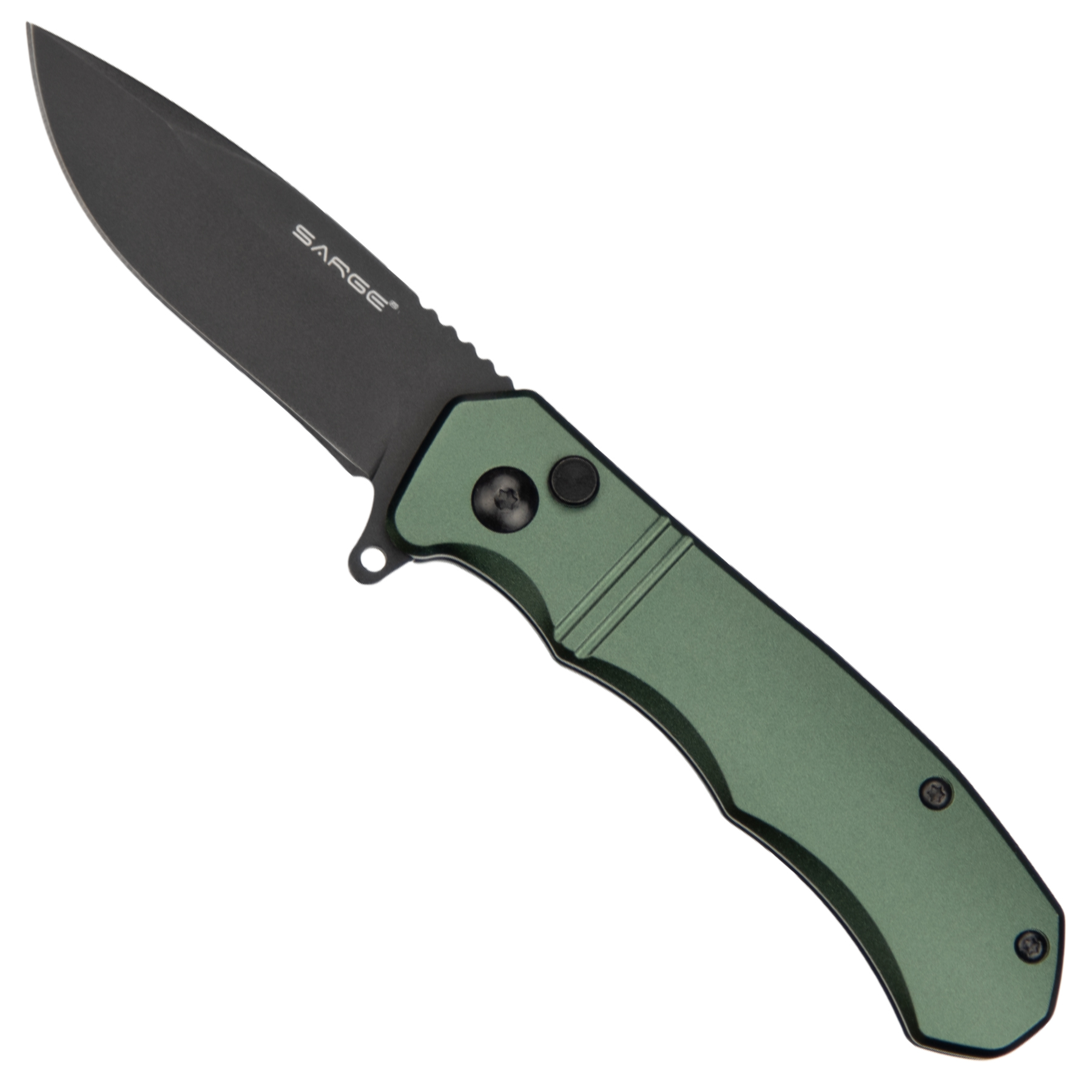 Command - Army Green Turbo Lock Pocket Knife 3