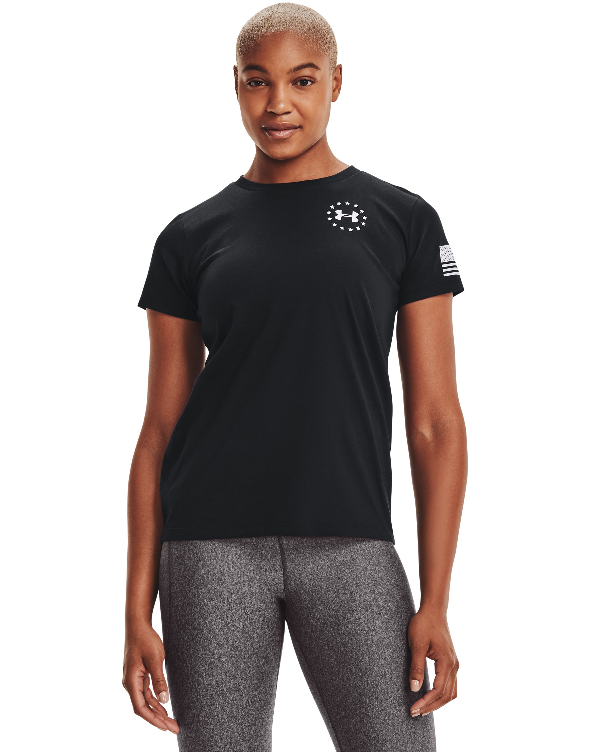 Women's UA Freedom Flag T-Shirt 3