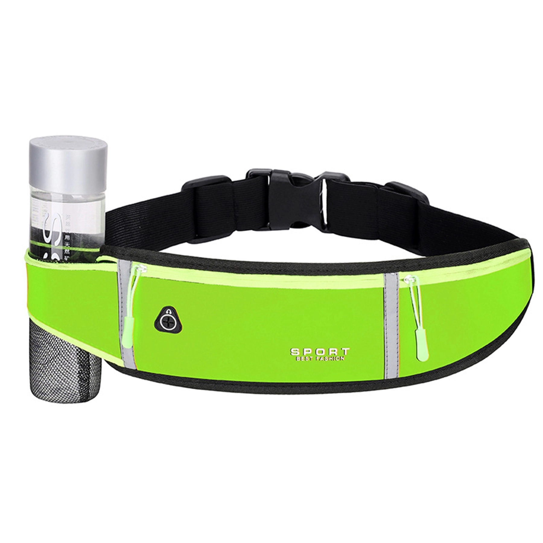 Waterproof Running Waist Pack With Bottle Holder 11