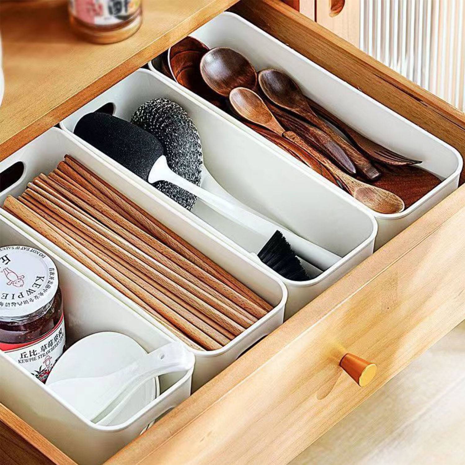 White Plastic Storage Box 6