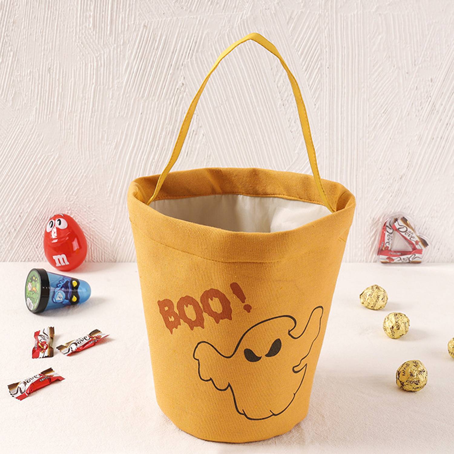 Halloween Canvas Treat Bag, custom tote bag with logo imprint 3