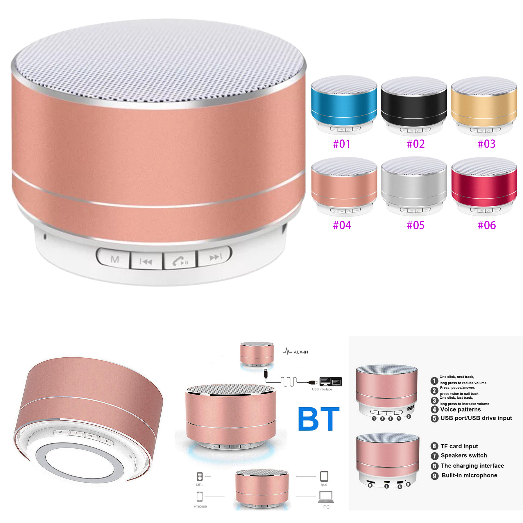 Wireless Mini Bluetooth Speaker 2