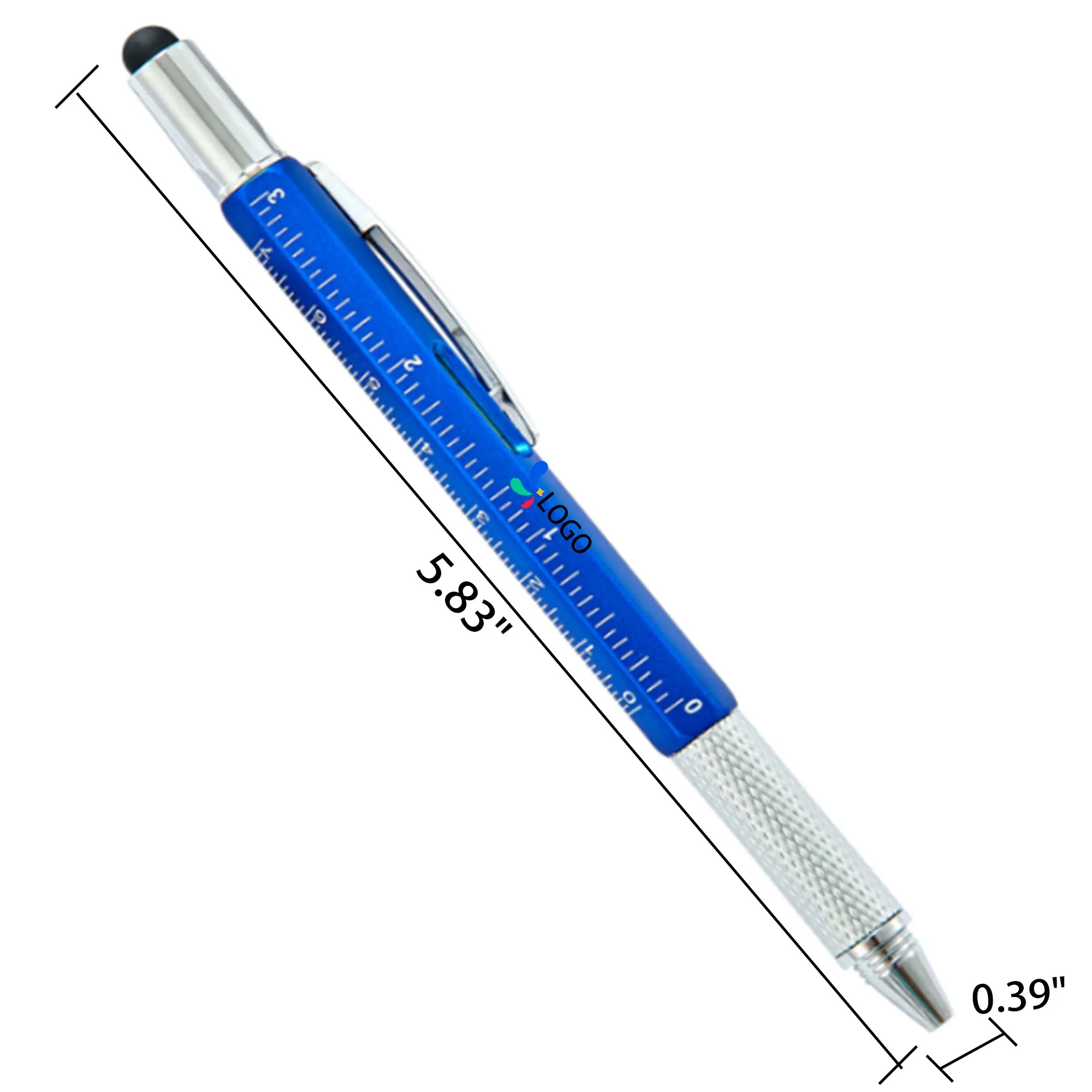 Multi Functional Screwdriver Pen with Scale Ruler " 1